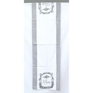 Paris table runner fabric vintage print dinner serving home decor cottagecore